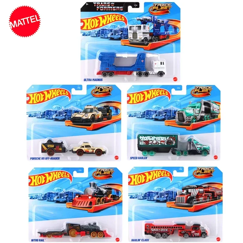 Original Mattel Hot Wheels Car 1/64 Diecast Track Fleet Transformers Ultra Magnus Vehicle Model Toys for Boys Collection Gift