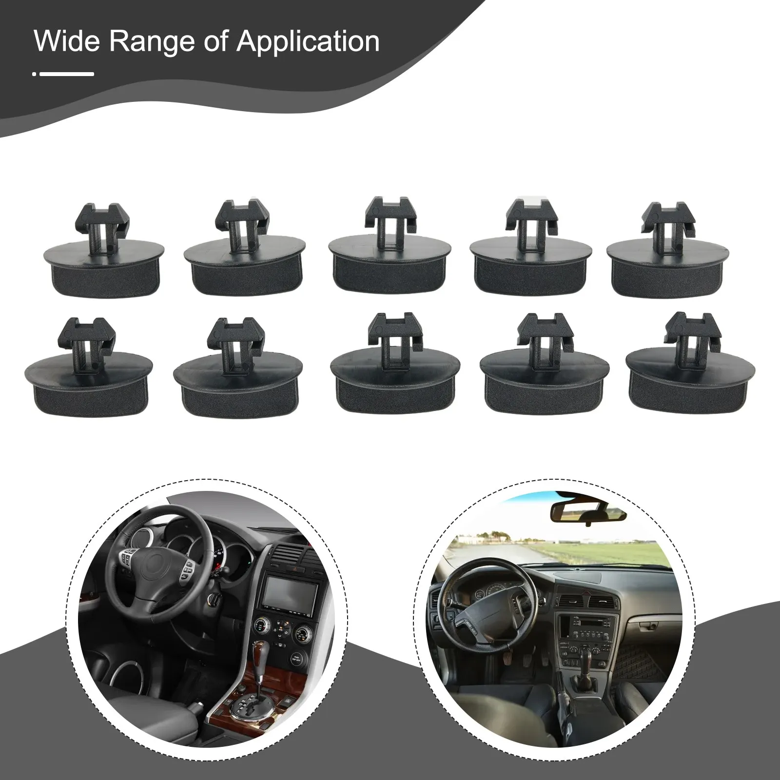 10pcs For Jeep Bumper Lower Deflector Retainer Clip #68034329AA For Jeep For Grand Cherokee 2008+ Car Accessories