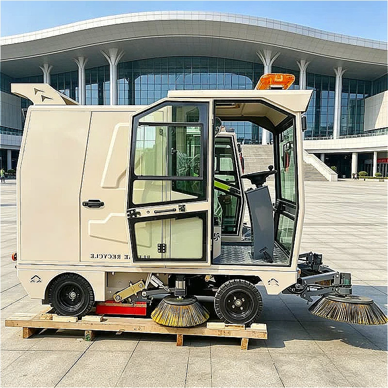 Ride On Sweeper Heavy Duty Mechanical Broom Sweeper Customized for Construction Site Urban Road Parking Lot Garbage Collection
