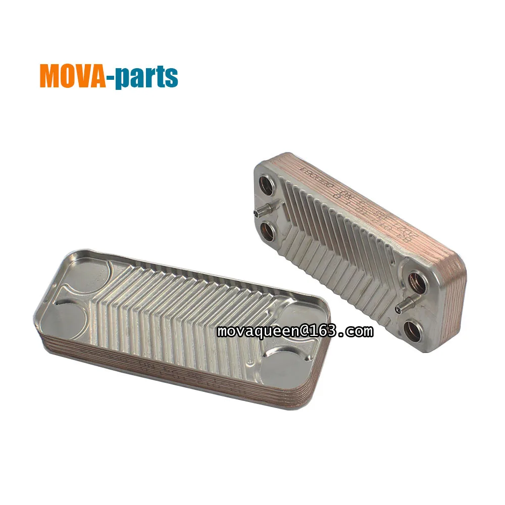 Gas Boilers Accessories Heat Exchanger Secondary Heat Exchanger 154mm 10 Plates Heat Exchanger For Vaillant Beretta Gas Boilers