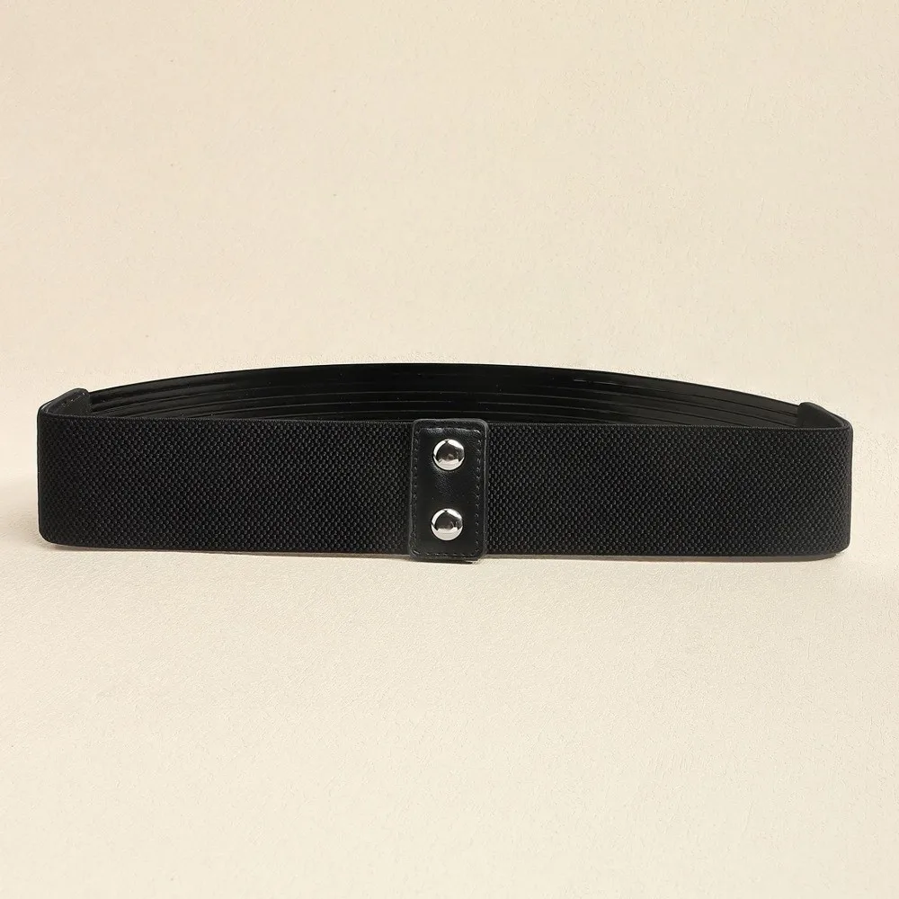 

Unique Gold Women Waist Belt Bright Long Waist Corset Belts Thin Punk Elastic Cummerbunds Stage Performance