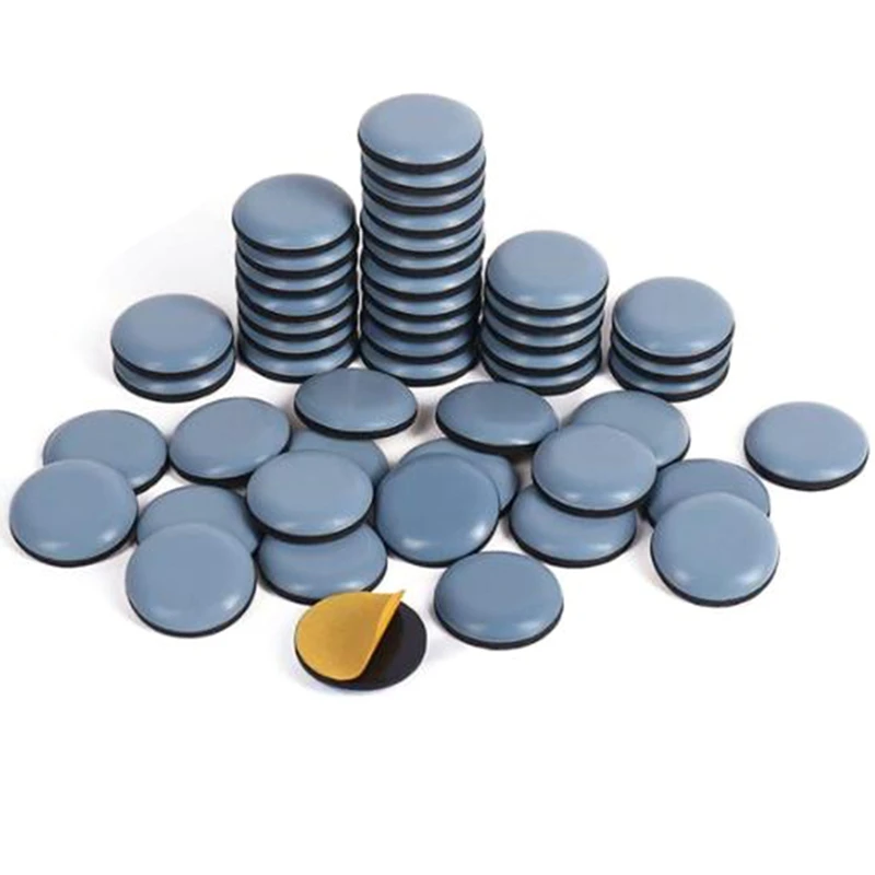 40 Uds. Almohadillas deslizantes para patas de muebles, espesantes y fáciles de mover, alfombrilla autoadhesiva para suelo, Protector de suelo antiruido