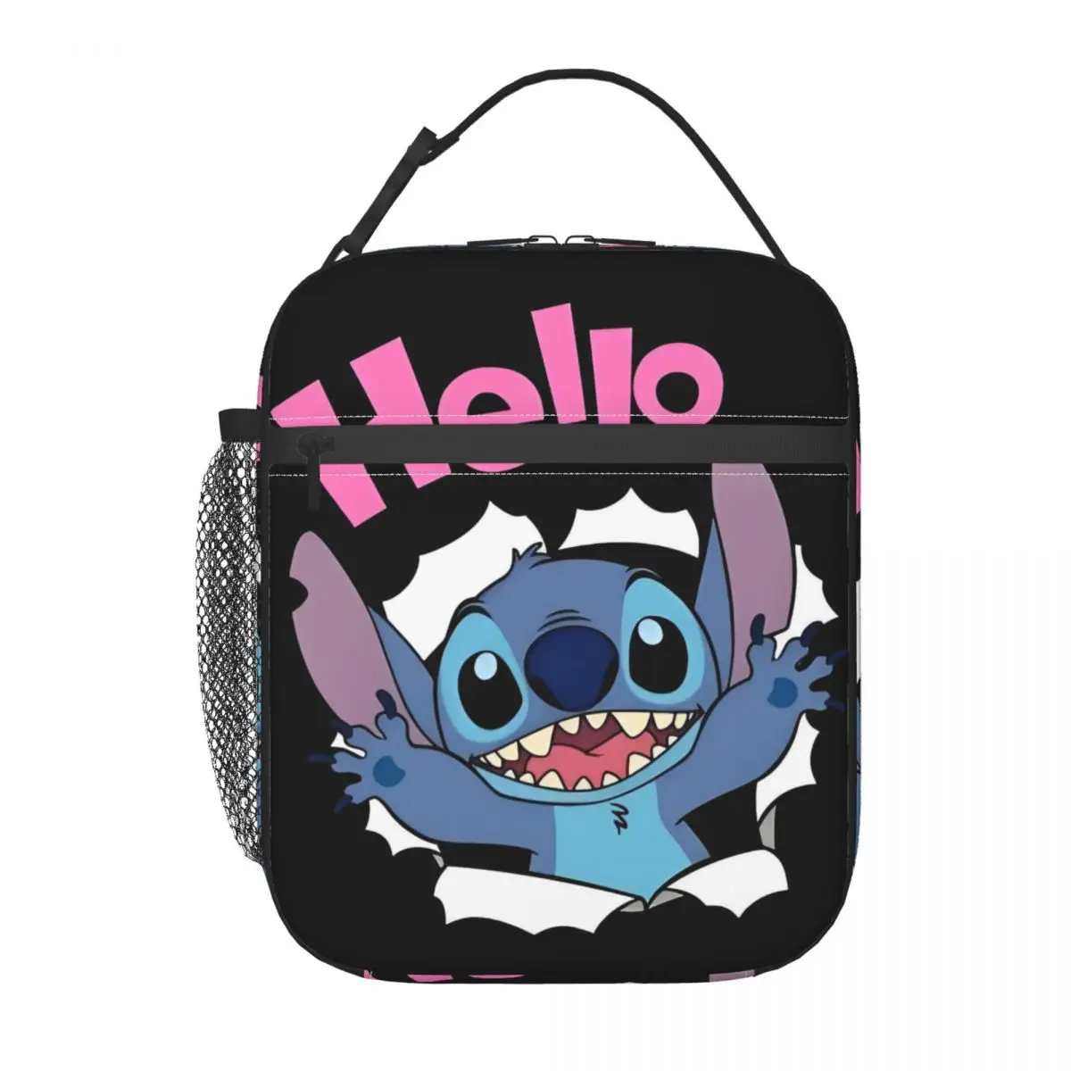 أكياس الغداء المعزولة بغرز مخصصة للنساء الكوميديا الكرتون المحمولة برودة الحرارية الغذاء علب الاغذية أطفال المدارس