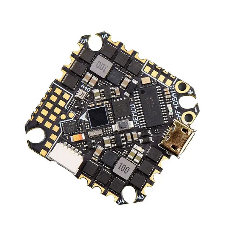 ABUM-GHF405AIO-HD 40A AIO Flight Controller F405 F4 Build-In OSD Blheli-S ESC 2-6S Lipo For RC FPV Toothpick Racing Drone