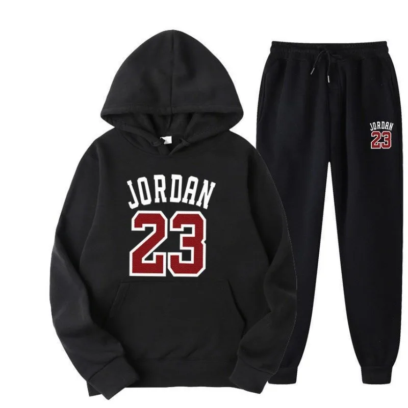 

Men's 2025 Fashion New Hot Autumn and Winter Trendy New Pullover Fleece Hooded Sweater, Same for Men and Women, Loose Hoodie Set