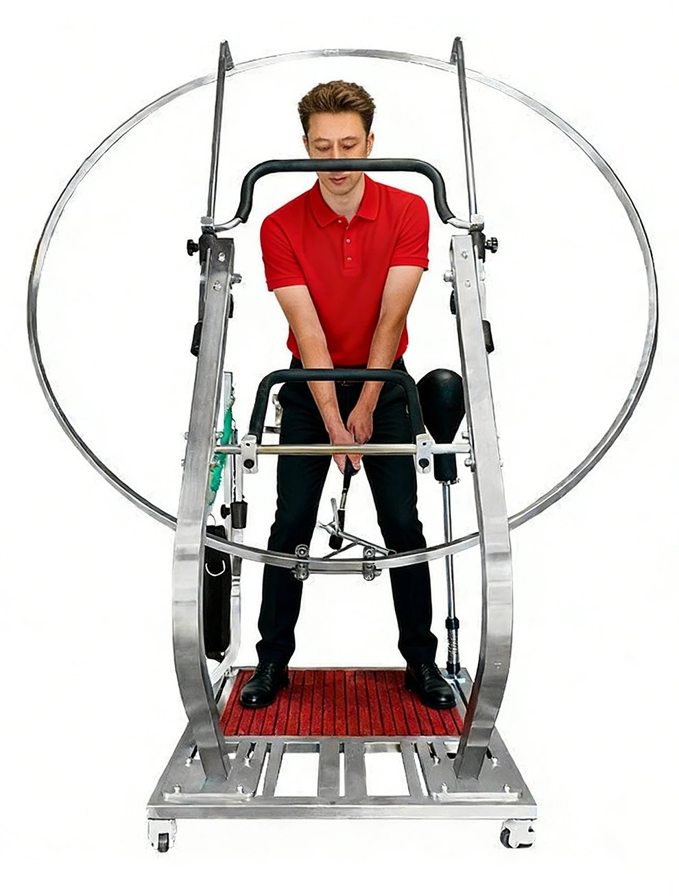 Planar swing golf trainer Full swing trajectory trainer