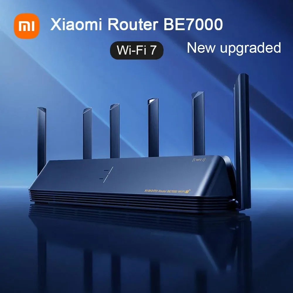 

Xiaomi Router BE7000 Gigabit Fast Network 8-way Signal Amplifier NFC Collision Connection 2.5G Network Port 1GB LargeMemory