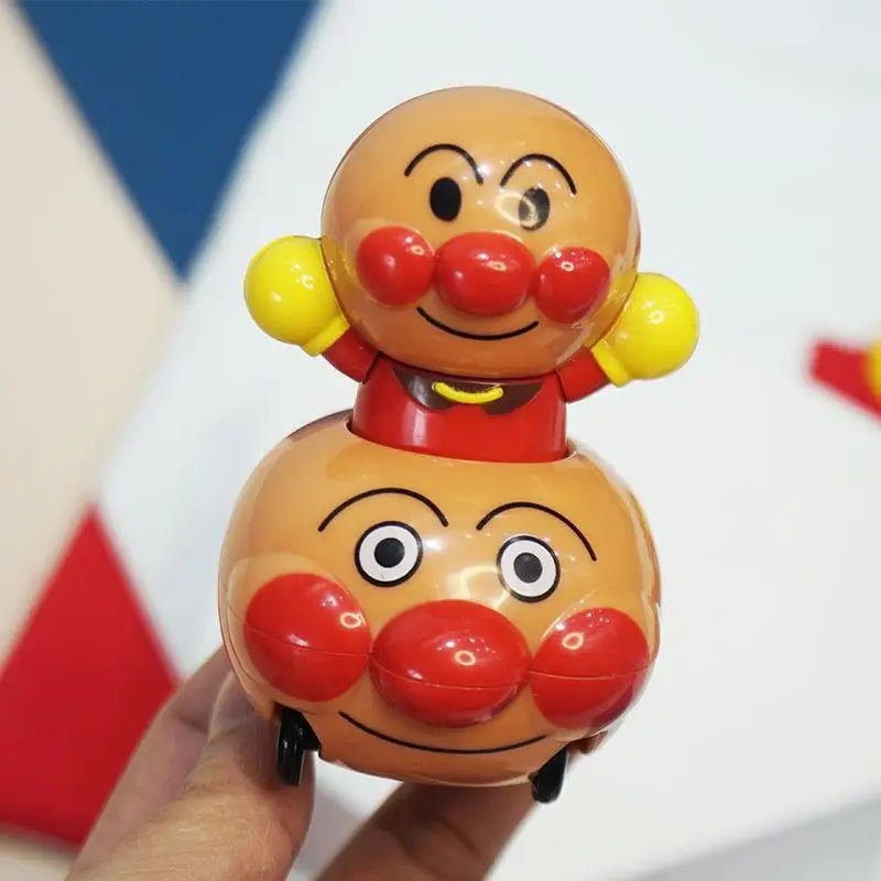 Kawaii Anpanman Anime Cartoon Creative Model Toy Car Doll Children\'s Cute Peripheral Decoration Friend Boys Girls Birthday Gifts