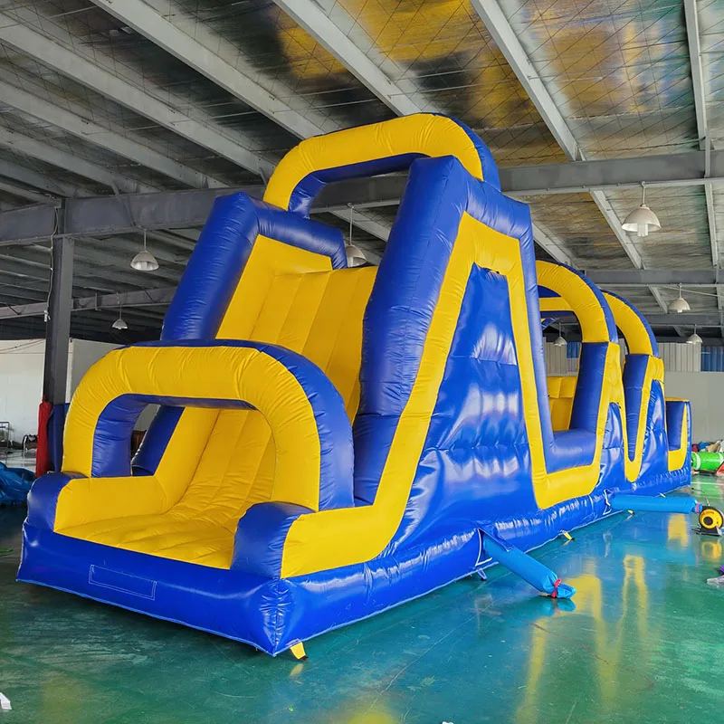 Inflatable Indoor and Outdoor Trampoline Toys Hot Sale Inflatable Bouncer Obstacle Pro-Racer Combo Slides