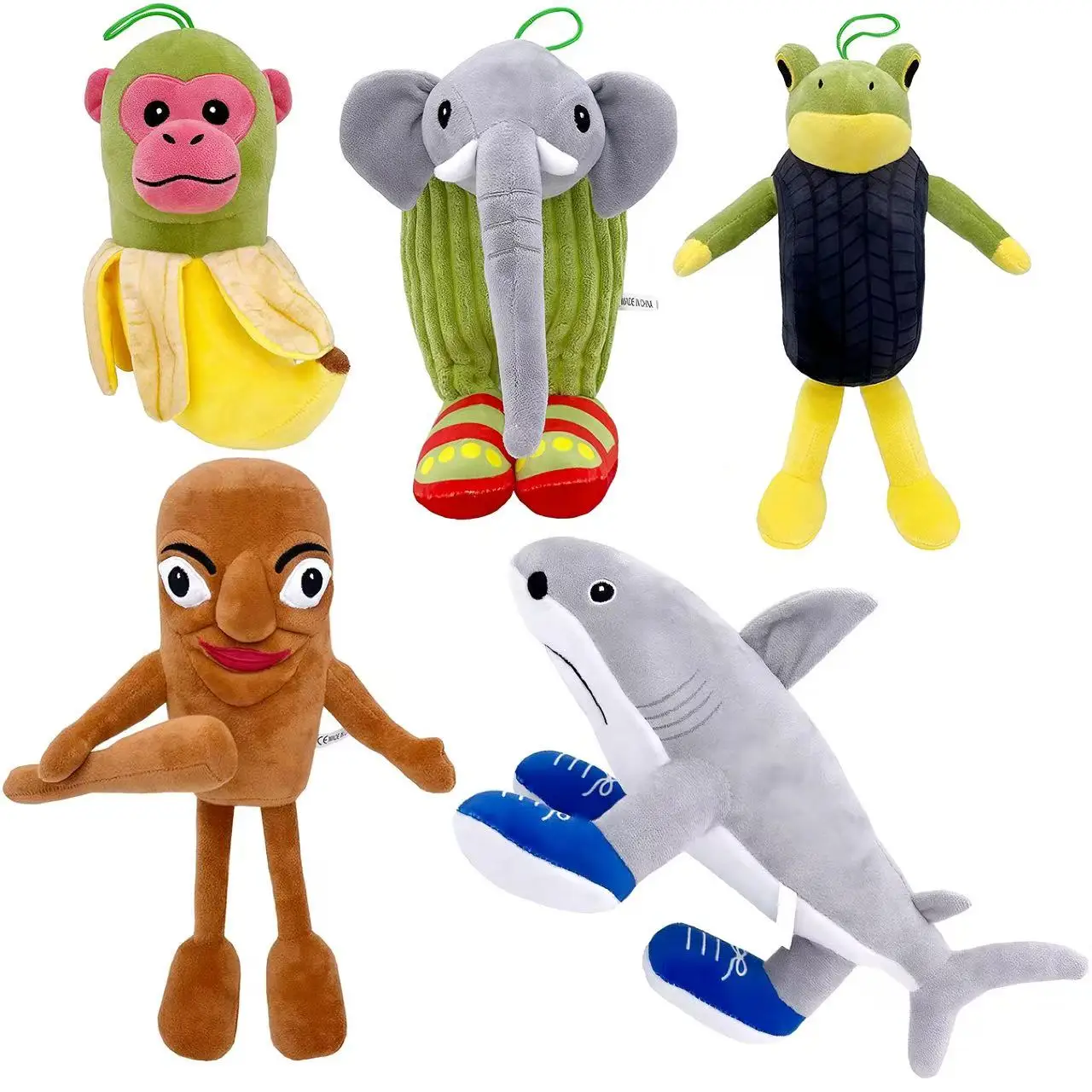 Tung Tung Sahur Peluche Juguete TungTung Sahur Tralalero Tralala Juguete Tralalero Tralala Tiburón Muñeco de Peluche Merch Regalo de Cumpleaños