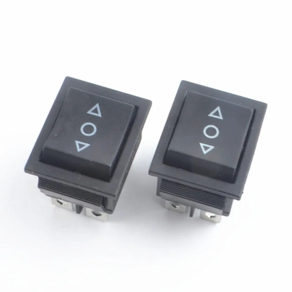 1PC 6 Pin 3 Position Boat On Off On Momentary Rocker Switch DPDT 16A 250V AC 20A 125VAC