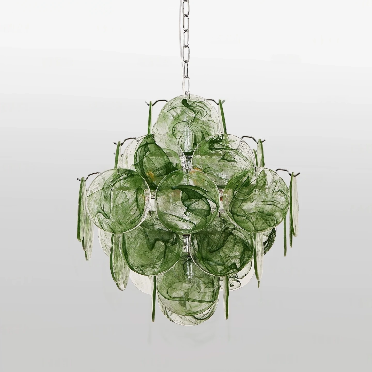 ‌YEBMLP Modern French Style Crystal Chandelier Handcrafted Hanging Light Raindrop Design Lights For Dining Living Room Bedroom