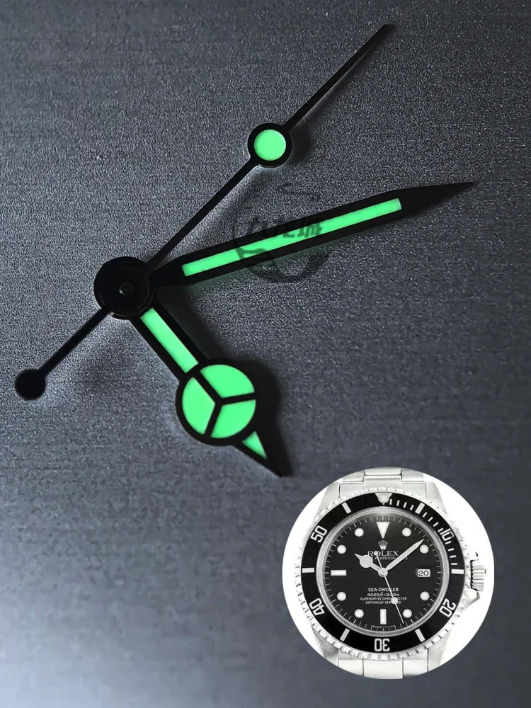 

Green luminous watch needle adapts to retro SUB14060, retro 16600, 3135 3130 movements