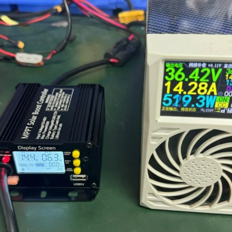 

Solar Boost Charge Controller for Electric Vehicle Charger 48/60/72V Three-Speed Adjustable Electric Vehicle Charging Controller