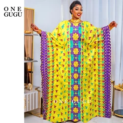 Yellow Boubou African Women Dashiki Dress For Nigerian Traditional Wedding Bridesmaid Long Robe Party High Quality Sewed Dresses