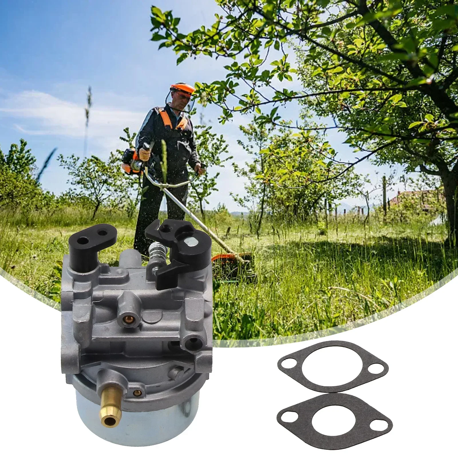 

2pcs Gaskets Carburetor 1pc AS30 Accessories Lawn Mower Mower 15004-7010 Carburetor Engine For Kawasaki FJ180V