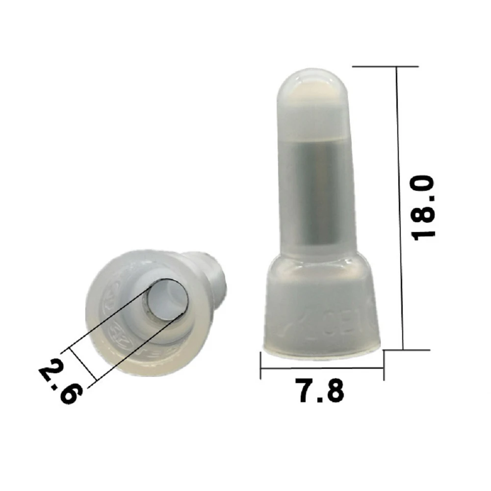 1000pcs CE1X Closed-End Wire Connectors 300V Wire Splice Cover For 24-18AWG Wire Appliances Lighting Home Circuits Wiring