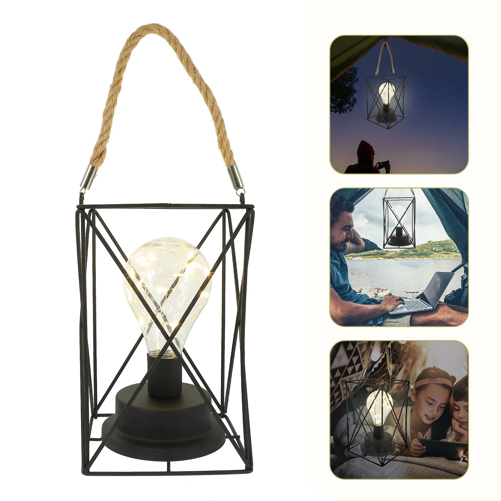 

Hanging Outdoor Pendant Light Energy Saving Solar Decorative Lantern for Patio Backyard Landscape Xmas Party Illumination