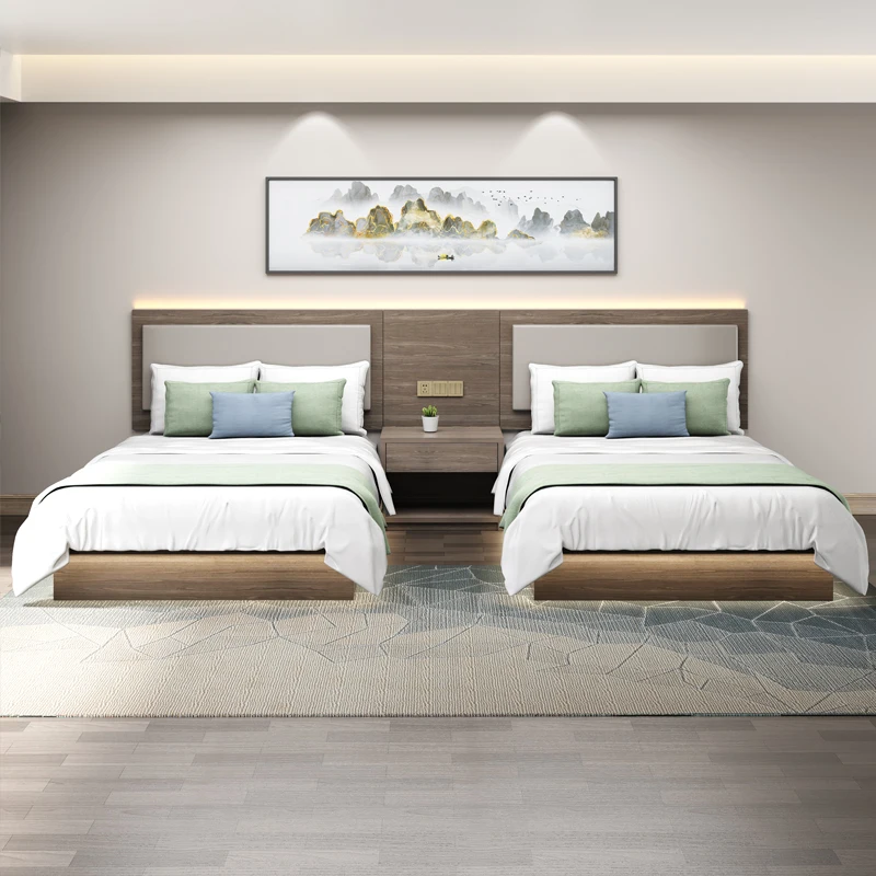 Hotel Furniture Standard Room Full Hotel King Bed Apartment B & B Room Complete Furniture