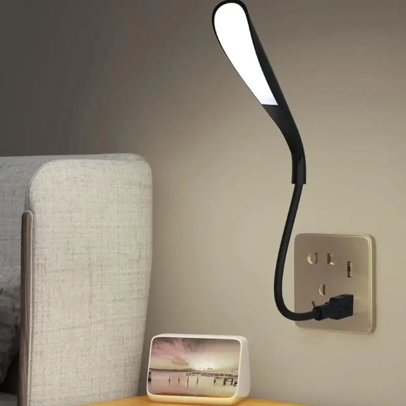 J78A Mini USB LED Desk Lamp 14 LEDs Touch Control Eye Friendly Light Desk USB Light for Bedroom and Office
