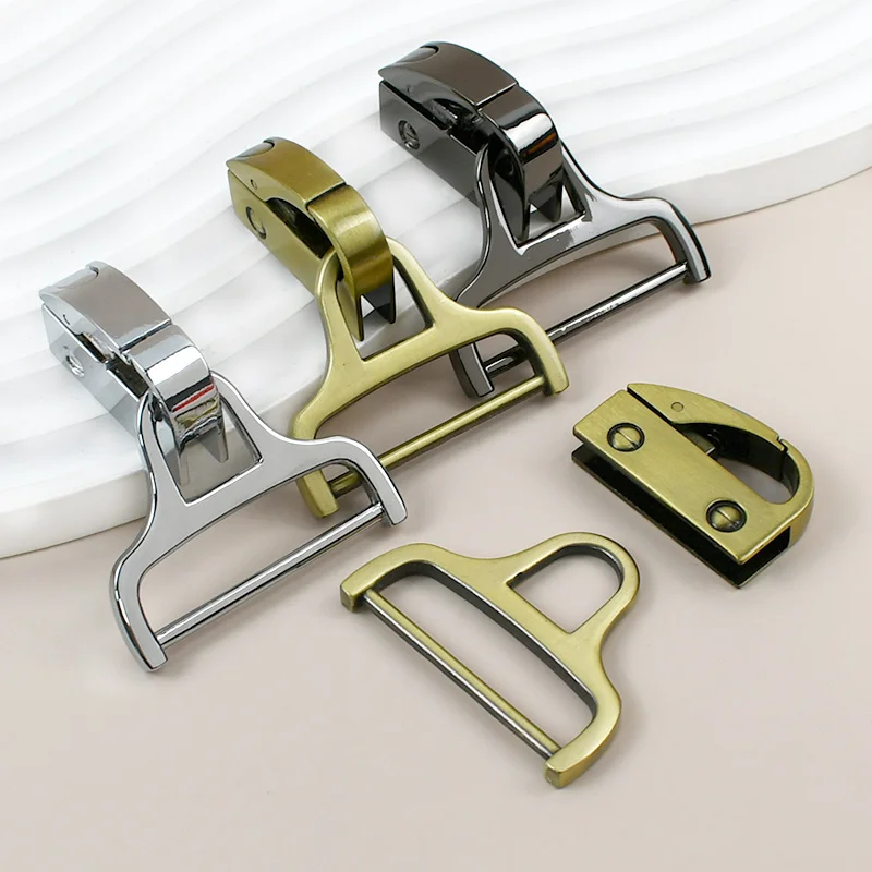 

2/4 Sets Meetee 38mm Bag Strap Side Clip Metal Buckles Handbag Connector Hanger Clasp Screw Hook Belt Locks Sewing Snap Buckle