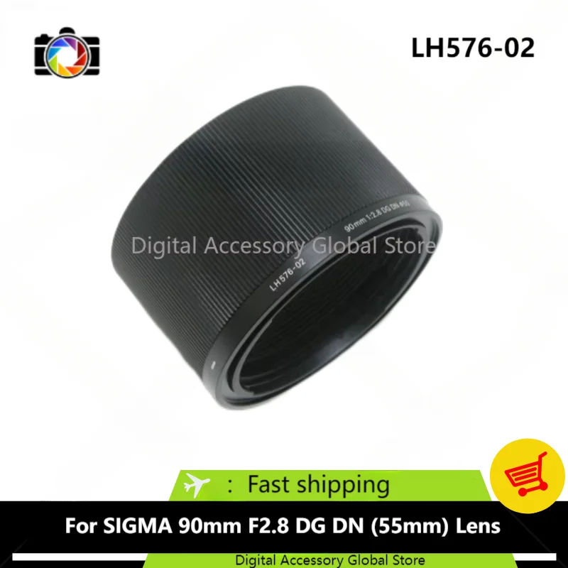 

New Original Front Hood LH576-02 Parts For SIGMA 90mm F2.8 DG DN (55mm) Camera Lens