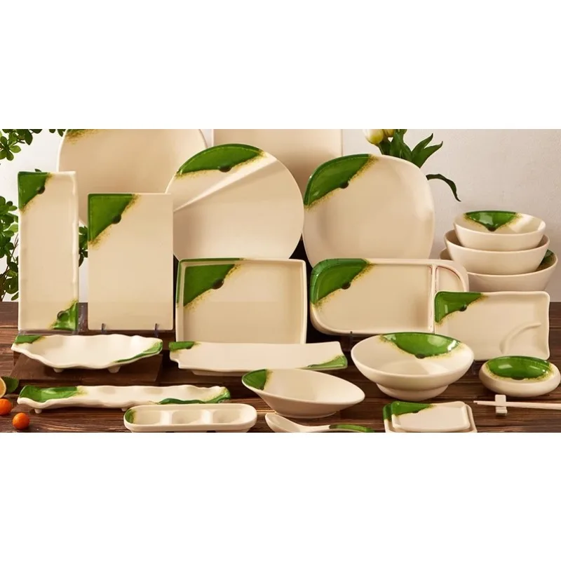 

Buffet restaurant Sushi plates, BBQ plates, side dishes, cold dishes