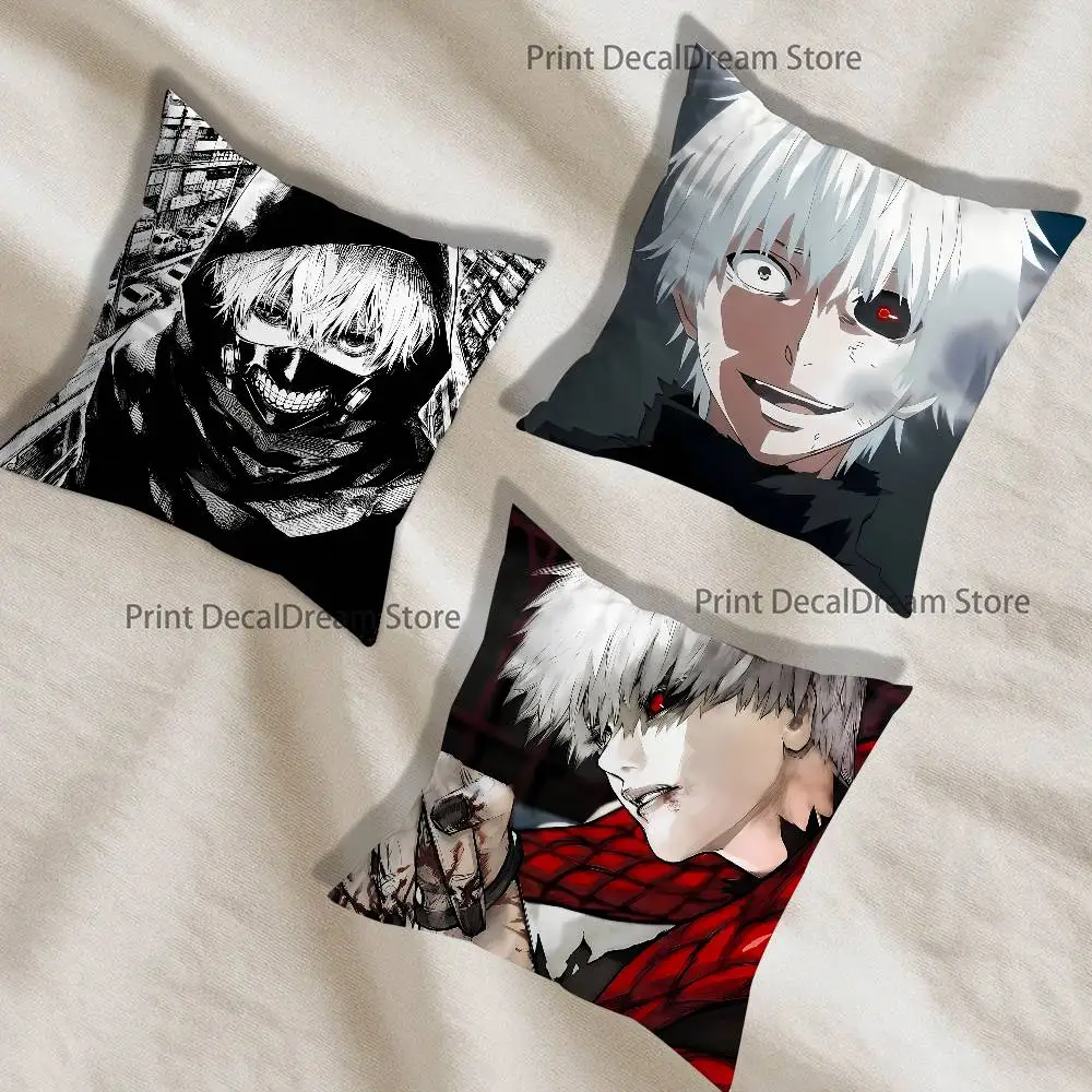 

Anime K-Ken Kaneki Pillow Case Ultra Soft Skin Friendly Fabric Cloud Like Comfort & Concealed Zipper