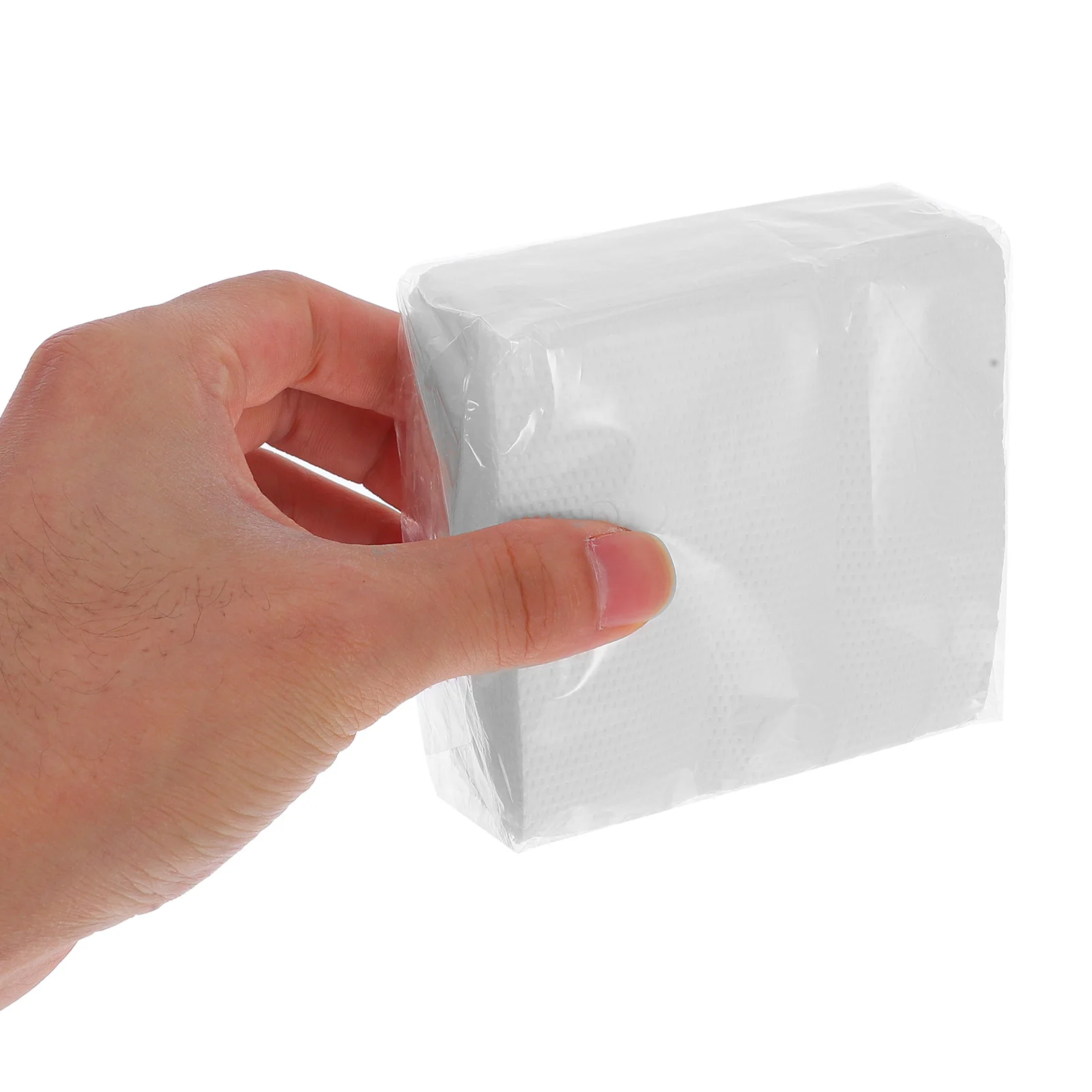 50개 두꺼운 접이식 얼굴 티슈 종이 순수 목재 펄프 엠보싱 처리 강력한 세정력 호텔 레스토랑 파티 가정용