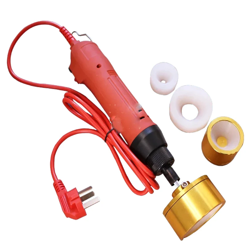 

Plastic threaded bottle cap manual bottle cap machine