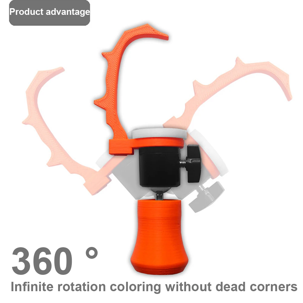 360°Rotation Model Handheld Painting Handle Coloring Holder Miniature Hand Held Painting Fixed Bracket Hobby Craft Coloring Tool