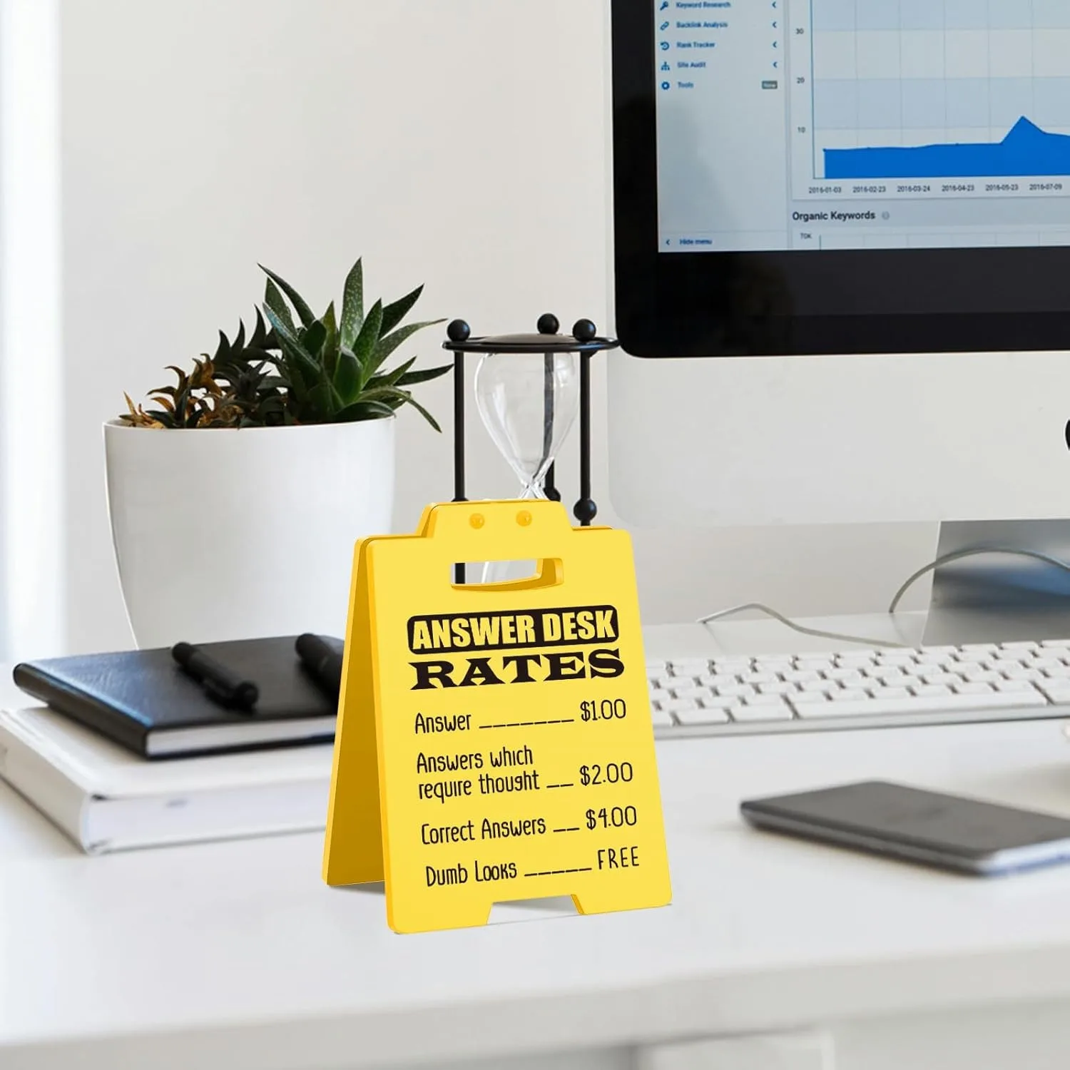 علامة أسعار مكتب الإجابة المضحكة - ملحقات مكتبية ممتعة للعمل، هدايا ساخرة مضحكة لزملاء العمل والموظفين والزملاء - رائعة