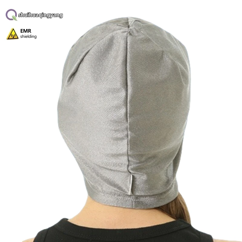 Imagem -06 - Autêntico Chapéu Protetor de Radiação Eletromagnética Forro de Fibra de Prata Emf Blindagem Unisex Dormir Cap Eletrodomésticos