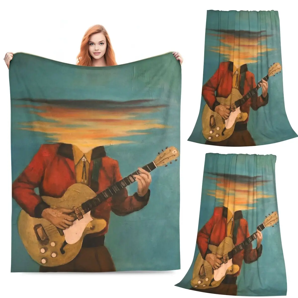 Lord Huron Mpritkaji-Mantas largas perdidas, sofá de franela, mantas portátiles para sofá, ropa de cama, colcha de viaje