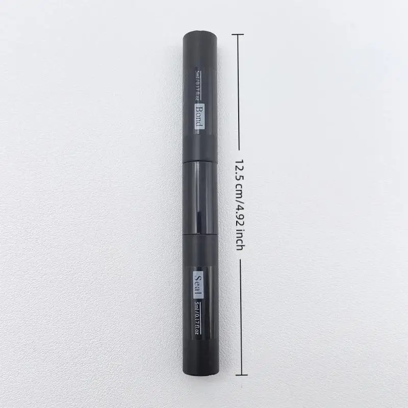 NEW 1PCS 2 In 1 Bond And Seal/Lock Waterproof Fast Drying Glue And Sealer Dual-Ended Eyelash Glue Strong Hold Cluster Lash Glue