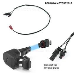 Quick Connect Cable set For BMW R 1300 GS GS1300 1250 R 1200 GS LC ADV R 1250 R R1200R Navigation Moto Connect Media Power plug