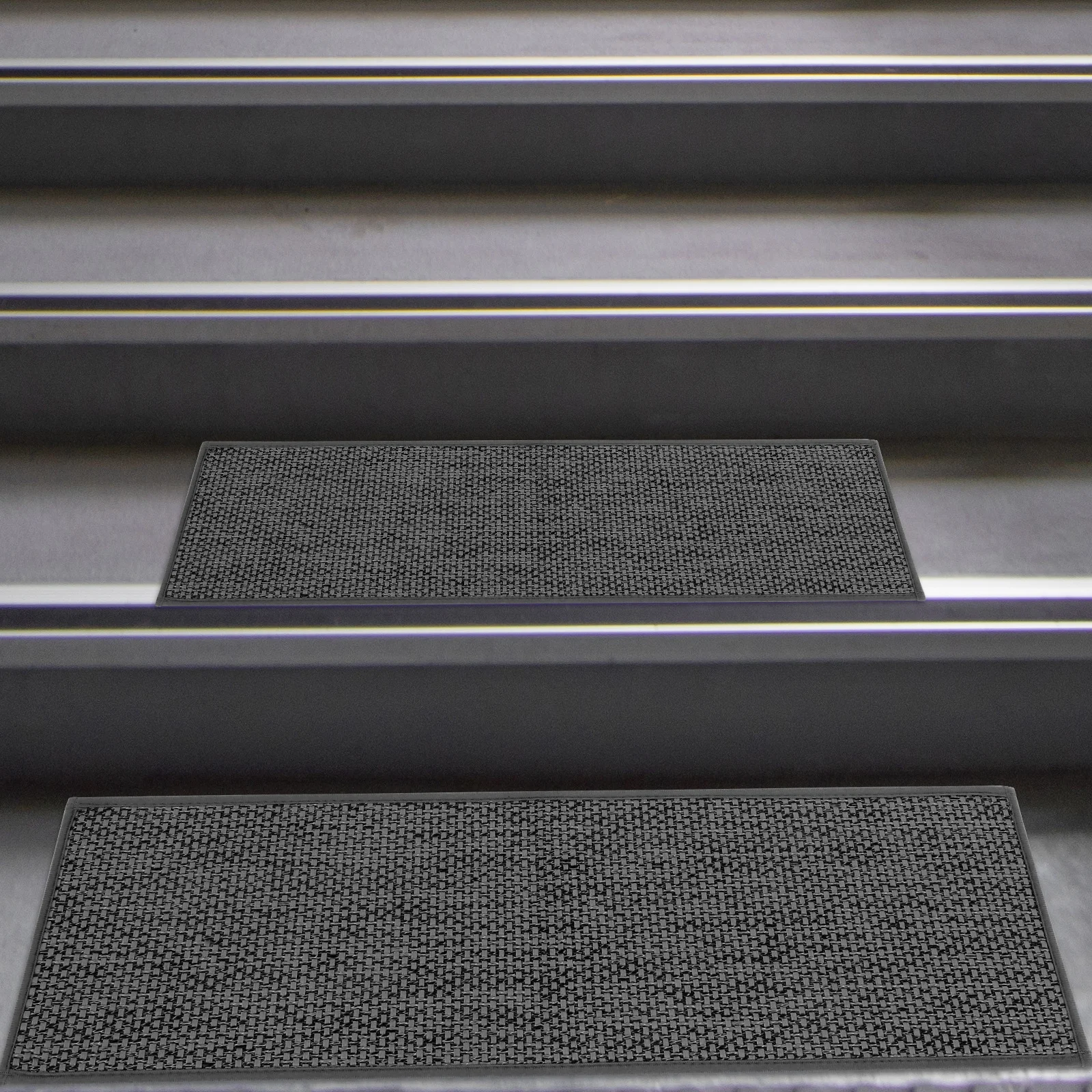 

5 Pcs Anti-slip Stair Step Mat Non-slip Carpet Tread Solid Wood Skid Treads Indoor