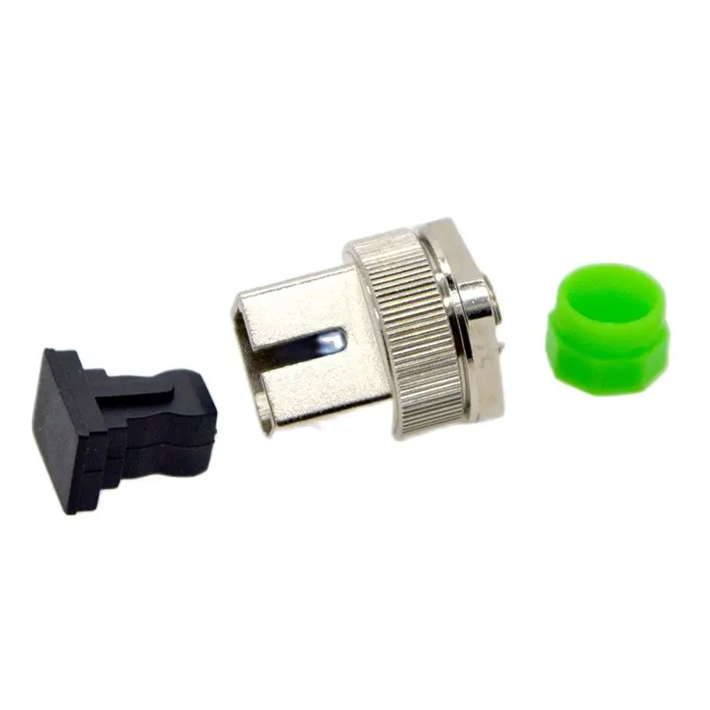 1set New Fiber Optic Connector Adapter Optical Power Meter SC / FC Conversion Adapter + Female Seat + Ceramic Sleeve Special