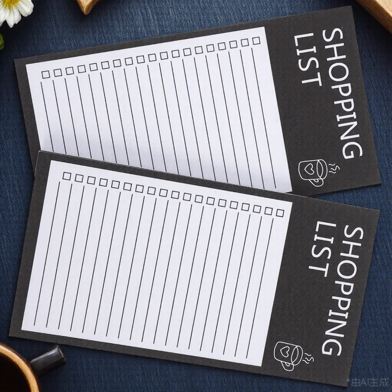 

Shopping List Notepad Grocery Tearable Daily Planner Portable Grocery List Notebook For Writing To-Do Lists