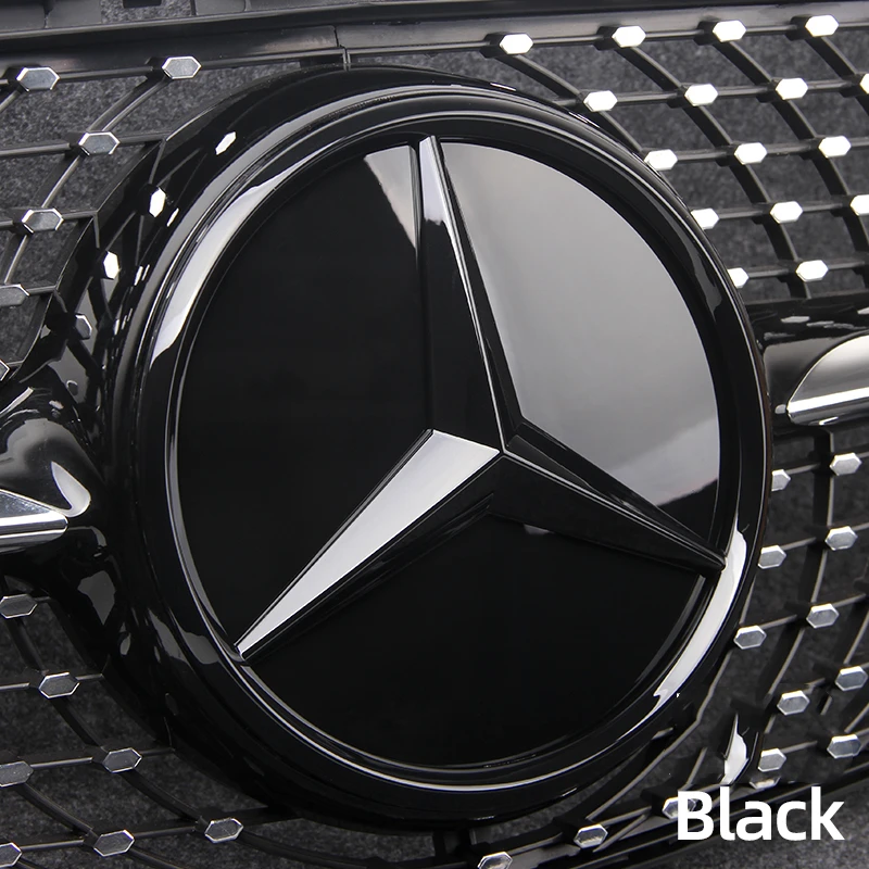 

Glossy Black OE Style Led Car For Mercedes Benz W176 W246 W205 W212 W207 W217 W251 R231 W166 X166 X156 X204Front Grille Emblems