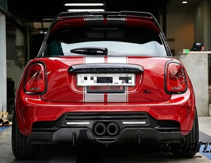 

Trade Assurance Portion Carbon Fiber Rear Bumper Fit for 2014 to 2020 F55 F56 Coo*per S DL AG Style Rear Bumper with Brake Light