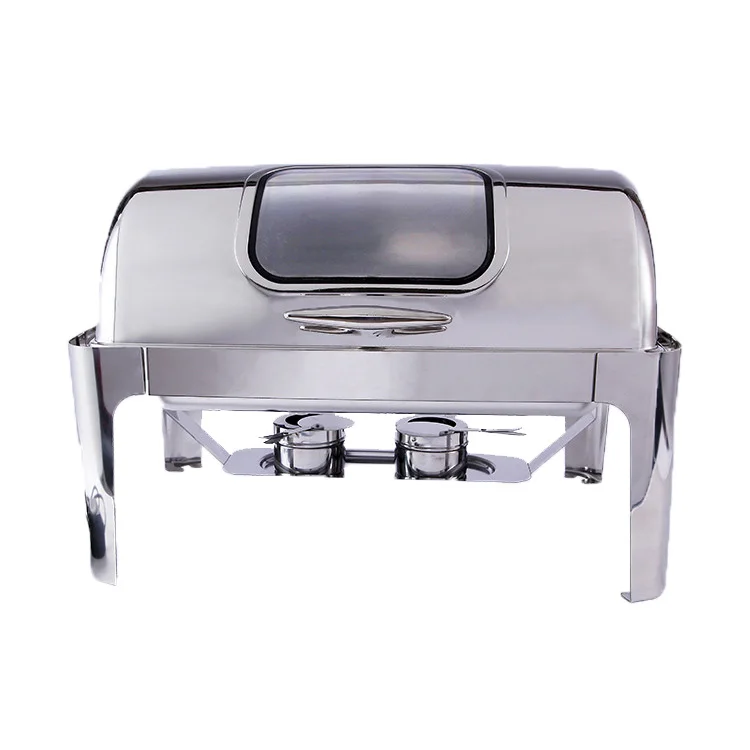 Stainless Steel Rectangle Chafing Dish Buffet Chafing Dish Set Food Heater