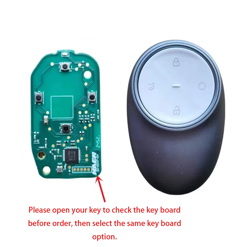 مفتاح ذكي للتحكم عن بعد 433 ميجا هرتز أصلي لـ GAC AION V Aion RT AION UT مع شريحة 4A