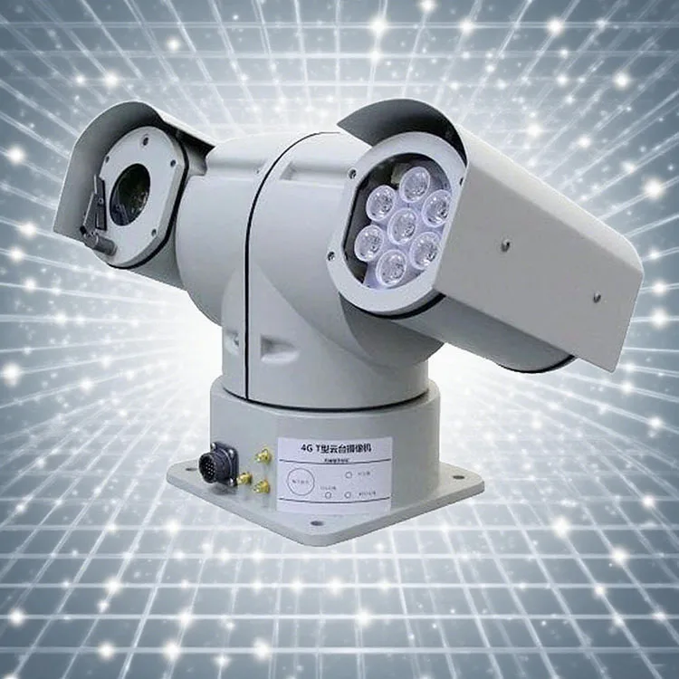 كاميرا PTZ للشبكة عالية الوضوح مثبتة على السيارة 360 درجة ° سيارة دورية سقف التصوير الحراري الدوارة #4