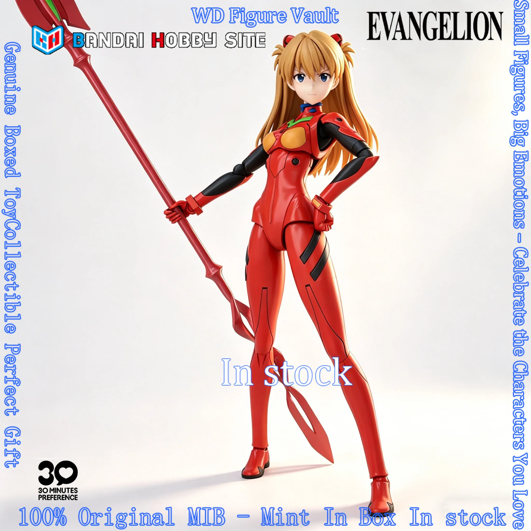 

In Stock 30MP Shikinami Asuka Langley Plug Suit Ver. Assembly Model Kit Anime Action Figure Collectible Toy Gift