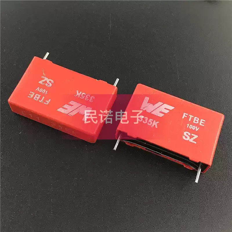 10-100pcs safety calibration film capacitor WE FTBE 100V 3.3UF 100V335 3U3 pin spacing 22.5mm