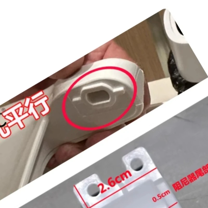Suitable for Smart Toilet Lid Buffer Plastic  Damper Fixed Sleeve Connection