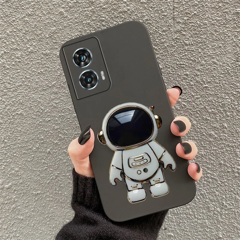 

Auroras For Moto G96 G56 G86 Power Case With Astronaut Kickstand Silicone Soft Shell For Moto G56 G96 G86 Power Cover Fundas