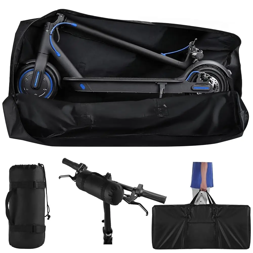 

Free Shipping Electric Scooter Bag Storage, Heavy Duty 840D Electric Scooter Carrying Bag with Padded Carry Strap and Double Ope
