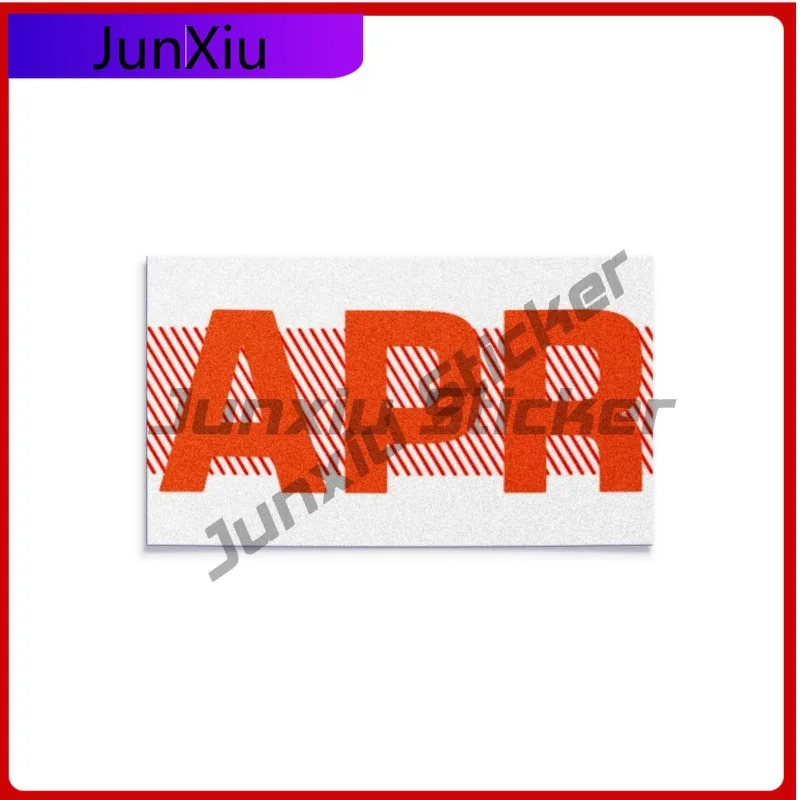 

APRIL California License Funny Truck Anti Scratch Decal Plate RED Month Sticker DMV Registration YOM Tag Cool Cool Truck